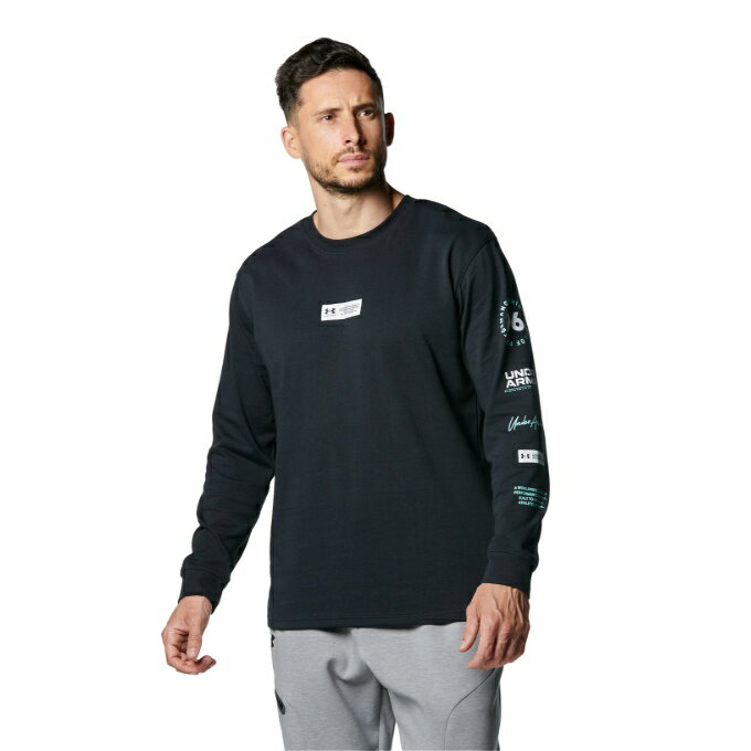 アンダーアーマー Tシャツ 長袖 メンズ UAヘビーウエイト グラフィック ロングスリーブシャツ 1381360-001 UNDER ARMOURのサムネイル