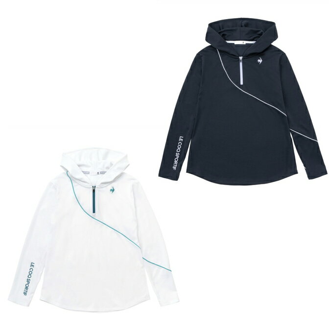 ルコックスポルティフ le coq sportif テニスウェア レディース ハーフジップ長袖シャツ QTWWJB01