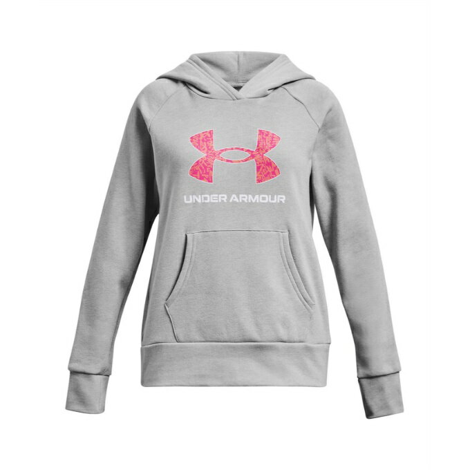 アンダーアーマー スウェットパーカー ジュニア UAライバルフリース ビックロゴプリント フィル フーディー 1381678-011 UNDER ARMOUR