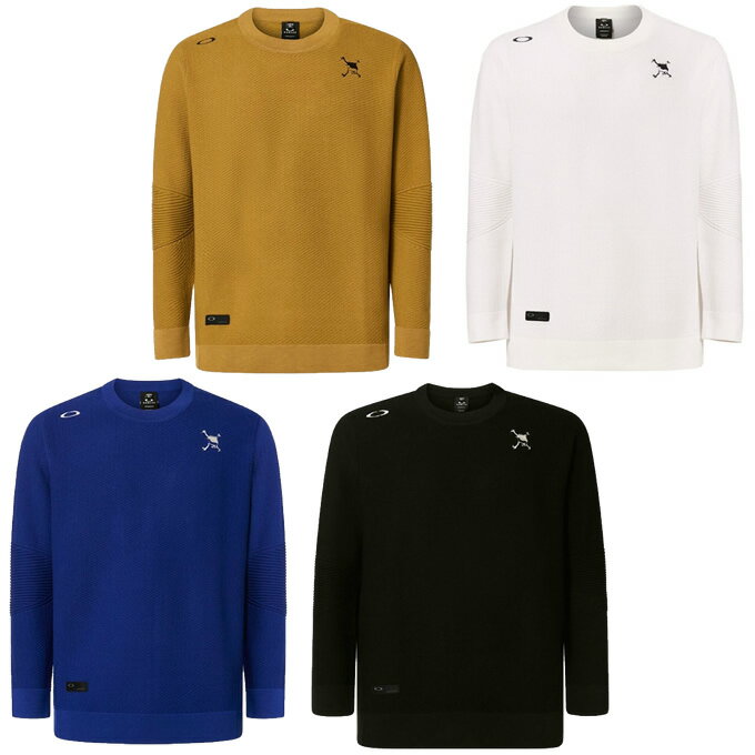 オークリー ゴルフウェア セーター メンズ SKULL SURFACE SWEATER CREW スカルクルーネックセーター FOA405744 OAKLEY その1