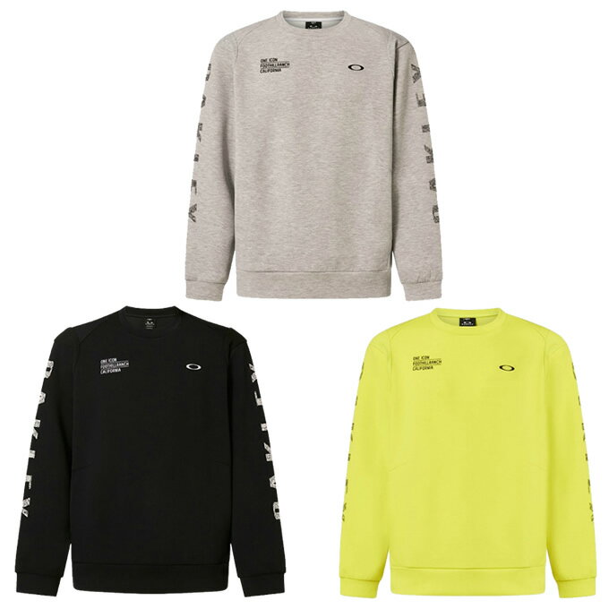 オークリー ゴルフウェア スウェット メンズ OAKLEY BOTH SHOULDERS CREW ペイズリークルー FOA405728 OAKLEY その1