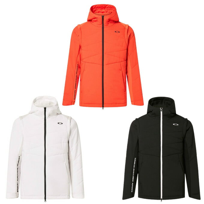オークリー ゴルフウェア ブルゾン メンズ OAKLEY UNEVEN PUFF JACKET 5.0 2WAY中綿ジャケット FOA405731 OAKLEY その1