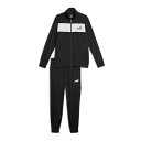 プーマ スポーツウェア ジャージ 上下セット メンズ ポリ トレーニングスーツ 上下セット 678477 PUMA 練習着 スポーツ 防寒 ウォームアップ