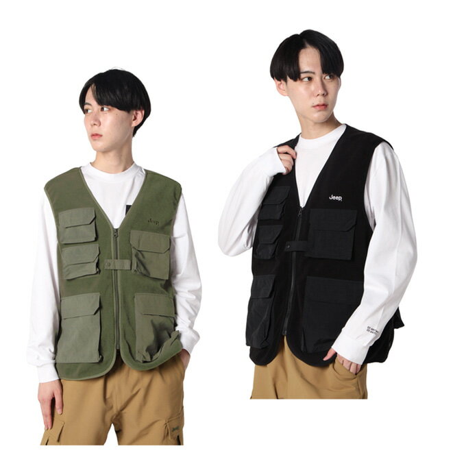 ■カラー：BLACK、KHAKI ■サイズ：S、M、L、O ■素材： 本体/ポリエステル100% 別布/ナイロン100% ■原産国：中国 ■着用サイズ：L ( 身長/180cm ) 検索ワード：アウトドアウェア トレッキングウェア