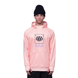 686 スキー スノーボード フリース メンズ 起毛フリース サムホール チューブ型フェイスマスク付き BONDED FLEECE PULLOVER HOODY M3WNCS112 NECTAR