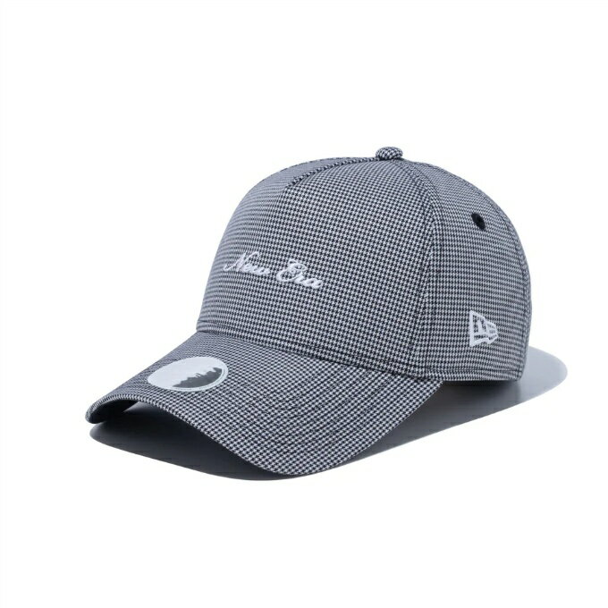 ニューエラ NEW ERA ゴルフ キャップ レディース WOMEN'S 9FORTY A-Frame ロングバイザー Houndstooth ハウンズトゥース ホワイト/ブラック 13762958