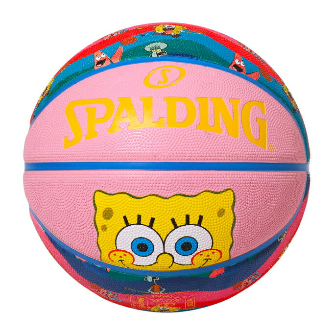スポルディング SPALDING バスケットボール 5号球 スポンジ・ボブ キャラクター ラバー 85-043J