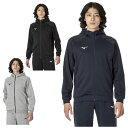 ミズノ スウェット パーカー メンズ レディース スウェットフルジップフーディ 32MCA177 MIZUNO
