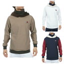 【最大10％OFFクーポン！3/21 20:00〜3/27 1:59】トミーヒルフィガーゴルフ TOMMY HILFIGER GOLF ゴルフウェア スウェット メンズ ネックウォーマー付 スウェットフーディー THMA375