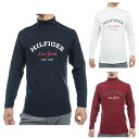 トミーヒルフィガーゴルフ TOMMY HILFIGER GOLF ゴルフウェア 長袖シャツ メンズ ヒルフィガーロゴ ハイネックシャツ THMA376(4)