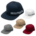 【まとめ買いで最大10％OFF！〜4/17 9:59】トミーヒルフィガーゴルフ TOMMY HILFIGER GOLF ゴルフ キャップ メンズ ひらつばキャップツイル THMB3F56