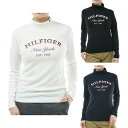 トミーヒルフィガーゴルフ TOMMY HILFIGER GOLF ゴルフウェア 長袖シャツ レディース アーチロゴ 長袖タートルシャツ THLA380