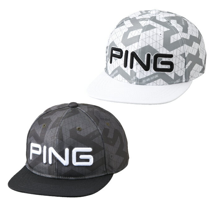 ピン PING ゴルフ キャップ メンズ HW-A2311 スリーディメンショナルストラクチャー フラットビル 37130