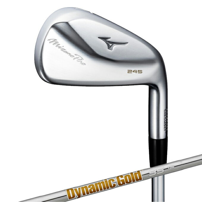 ミズノ ゴルフクラブ アイアンセット 6本組 メンズ Mizuno Pro 245 No.5-9 PW Dynamic Gold 95 スチールシャフト付 5KJWS33306 MIZUNO