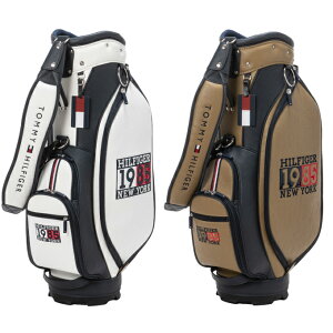 トミーヒルフィガーゴルフ TOMMY HILFIGER GOLF キャディバッグ メンズ カートキャディバッグプレップ THMG3FC7