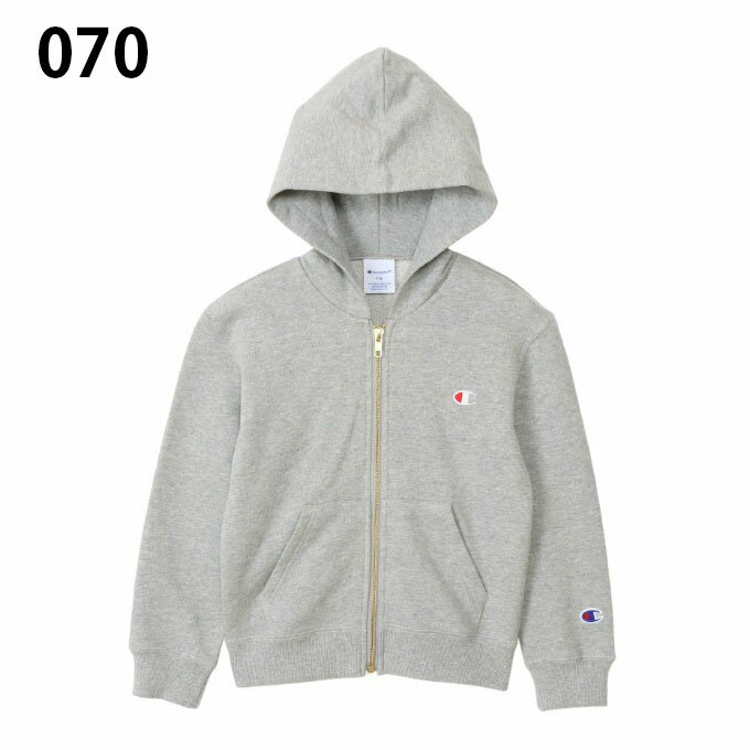 チャンピオン Champion スウェットパーカー ジュニア キッズ ジップフーデッドスウ...