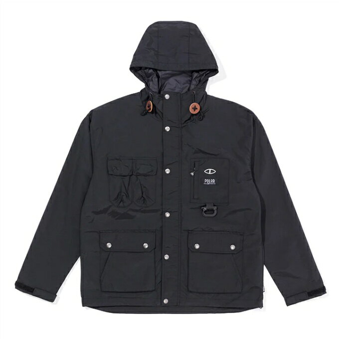 ポーラー POLER パーカー メンズ レディース 60/40 POLER MOUNTAIN PARKA 233MCV0024-BLK