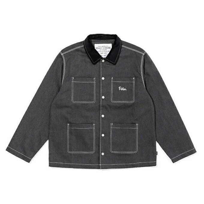 ポーラー POLER スキー アンダーウェア トップス メンズ COVERALL JACKET 233MCV0034-BLK