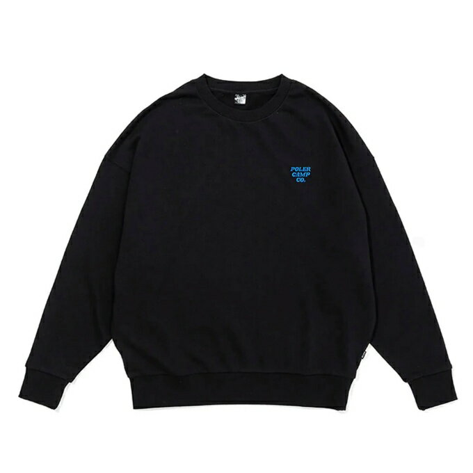ポーラー POLER スウェット メンズ CAMPCO CREW 233MCV0049-BLK