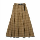 【全品対象最大10%OFFクーポン!7/13 10:00〜7/15 23:59】ロゴス LOGOS ロングスカート レディース ブラッシュドフレアスカート 34...