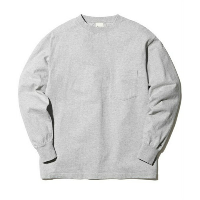 Ρԡ T Ĺµ  Recycled Cotton Heavy L/S T shirt 1 M.grey SW-22AU4...