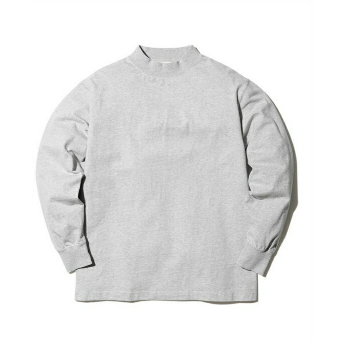 Ρԡ T Ĺµ  RecycledCottonHeavyMockneckL/S Tshirt 1 M.grey SW-2...