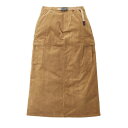 O~` Gramicci XJ[g fB[X CORDUROY LONG CARGO SKIRT G3FW-SK008 MOCHA BEIGE