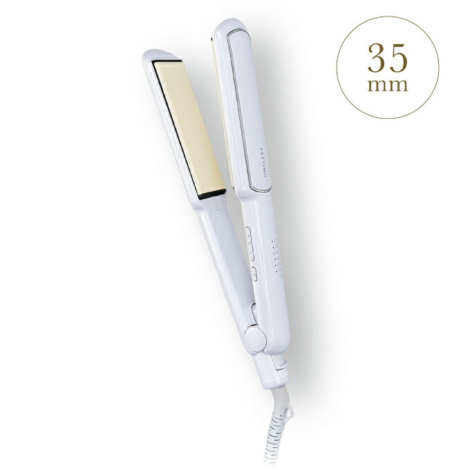 FESTINO フェスティノ Straight Hair Iron ストレートヘアアイロン 35mm SMHB-021-WH【ご自宅配送限定】