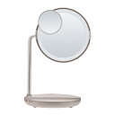 FESTINO フェスティノ メイクミラー Charging LED Fan Mirror 充電式LEDファンミラー SMHB-032-SB【ご自宅配送限定】