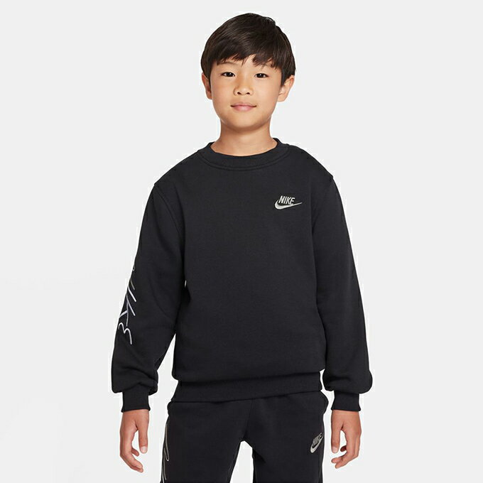 ナイキ スウェットトレーナー ジュニア キッズ J NSW クラブ 裏起毛 ロゴ クルー FD3178-010 NIKEのサムネイル