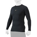 ミズノ 野球 アンダーシャツ 長袖 メンズ レディース コンプレッションアンダーシャツ ローネック 長袖 12JAAC8109FW MIZUNO