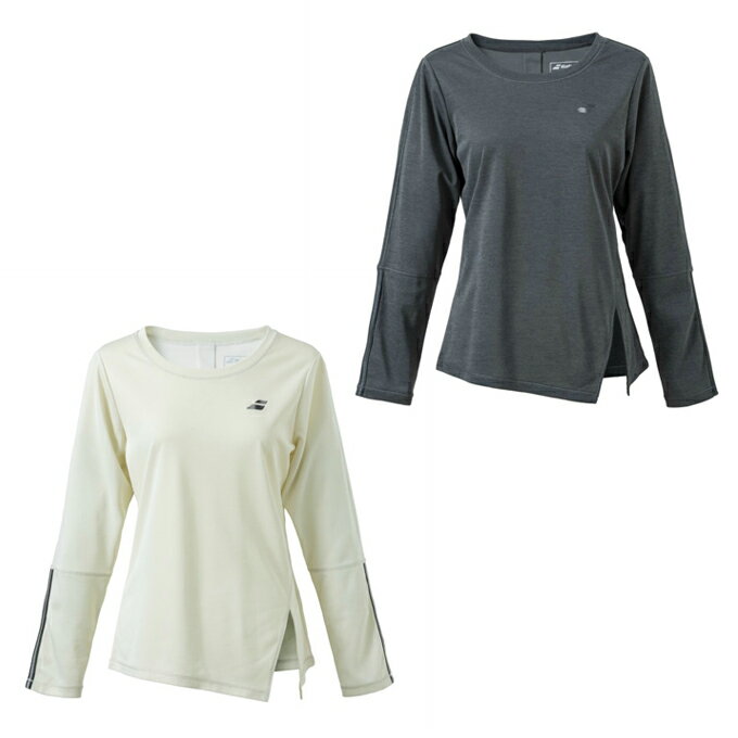 バボラ Babolat テニスウェア バドミントンウェア Tシャツ 長袖 レディース VS LONG SLEEVE SHIRT BWP4520