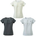 バボラ Babolat テニスウェア バドミントンウェア ゲームシャツ レディース VS SHORT SLEEVE SHIRT BWP4521