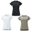 バボラ Babolat テニスウェア バドミントンウェア ゲームシャツ レディース PURE SHORT SLEEVE SHIRT BWP4524