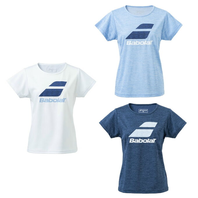 バボラ Babolat テニスウェア バドミントンウェア Tシャツ 半袖 レディース PURE SHORT SLEEVE SHIRT BWP4526のサムネイル