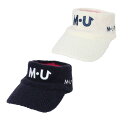 【全品対象最大10%OFFクーポン!7/13 10:00〜7/15 23:59】エムユースポーツ MU SPORTS ゴルフ サンバイザー レディース ボアバイ...