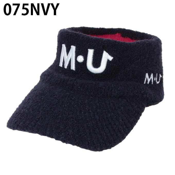 エムユースポーツ MU SPORTS ゴルフ サンバイザー レディース ボアバイザー 701J6722