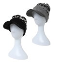 【最大10%OFFクーポン!7/4 20:00〜7/11 1:59】エムユースポーツ MU SPORTS ゴルフ キャップ レディース ロゴ総柄ニットキャップ ...