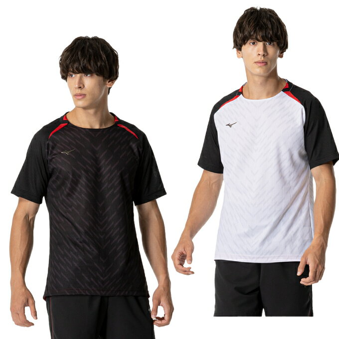 ミズノ サッカーウェア プラクティスシャツ 半袖 メンズ ON モレリア フィールドシャツ P2MAB002 MIZUNO 1