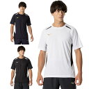 【全品対象最大10%OFFクーポン!7/13 10:00〜7/15 23:59】ミズノ サッカーウェア プラクティスシャツ 半袖 メンズ PRO ソーラーカット...