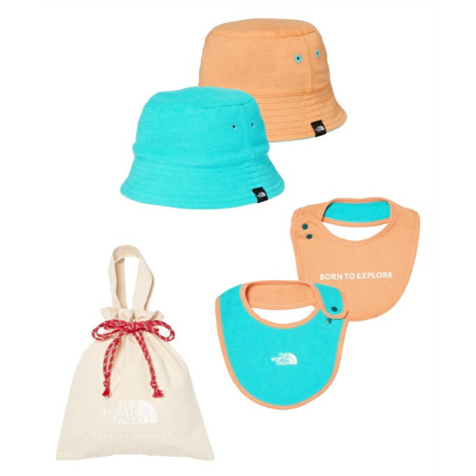 UEm[XEtFCX X^C Zbg WjA nbgruZbg Baby Hat&Bib Set NNB02211 GA m[XtFCX THE NORTH FACE