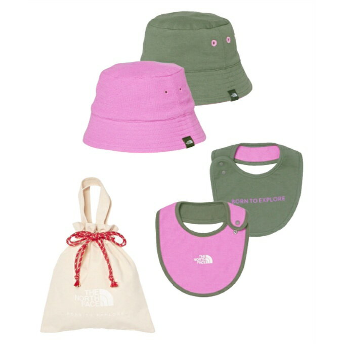 UEm[XEtFCX X^C Zbg WjA Baby Hat&Bib Set nbgruZbg xr[ NNB02211 VC m[XtFCX THE NORTH FACE