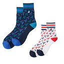 【最大10％OFFクーポン！3/21 20:00〜3/27 1:59】ルコックスポルティフ le coq sportif ゴルフ ソックス メンズ シーズンモチーフショート丈 QGBXJB01