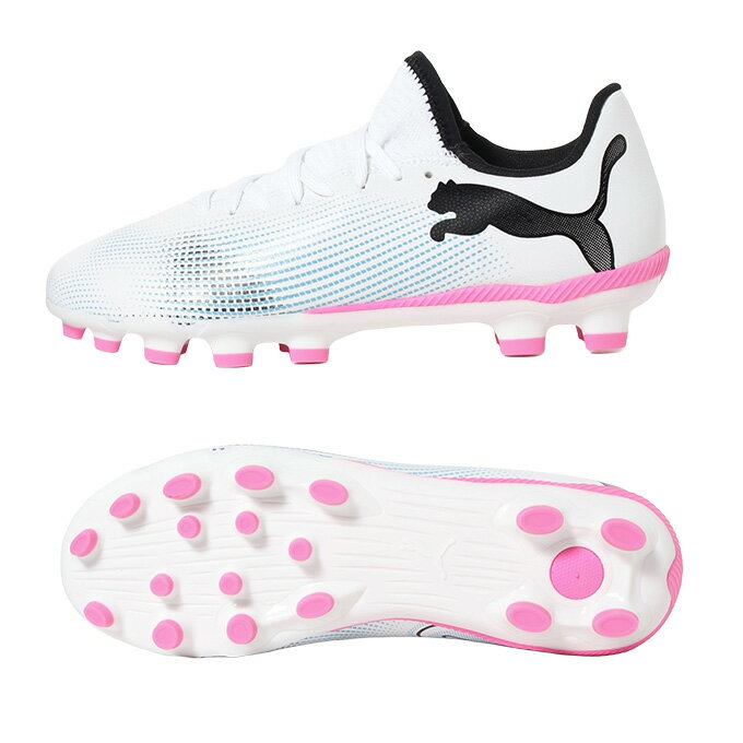 プーマ サッカースパイク ジュニア キッズ フューチャー 7 プレイ HG + MID 107735-01 PUMA