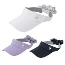 【最大10%OFFクーポン発行中!5/1 0:00〜5/5 23:59】 ルコックスポルティフ le coq sportif サンバイザー レディース シュシュ...