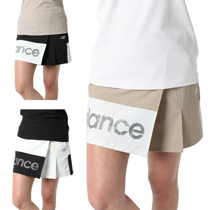 ニューバランス ゴルフウェア スカート レディース ロゴプリントスカート 012-4134503 new balance