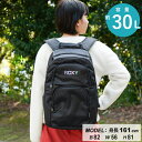 ロキシー リュック ロキシー リュック 30L レディース ゴーアウトプラス 30 RBG241302-BLL ROXY バックパック 通学 通勤 中学生 高校生 女子高生 女の子 黒 ブラック