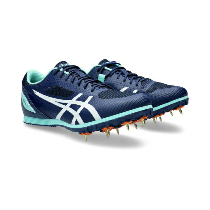 【購入後レビュー記入でクーポンプレゼント中】 【全品対象最大10%OFFクーポン 10/24 20:00?10/27 1:59】アシックス 陸上スパイク アンツーカー兼用 メンズ レディース ヒートフラット 12 HEATFLAT 12 1093A195 400 asics