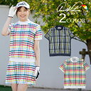 アーノルドパーマー arnold palmer ゴルフウェア 半袖シャツ レディース ARCHIVEAPチェック半袖シャツ AP220301B14【2024年春...