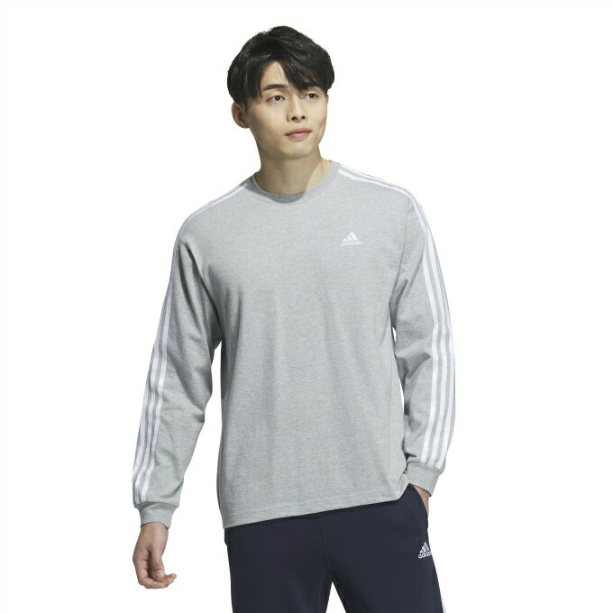 楽天市場】アディダス 長袖tシャツ（カラーグレー）（トップス